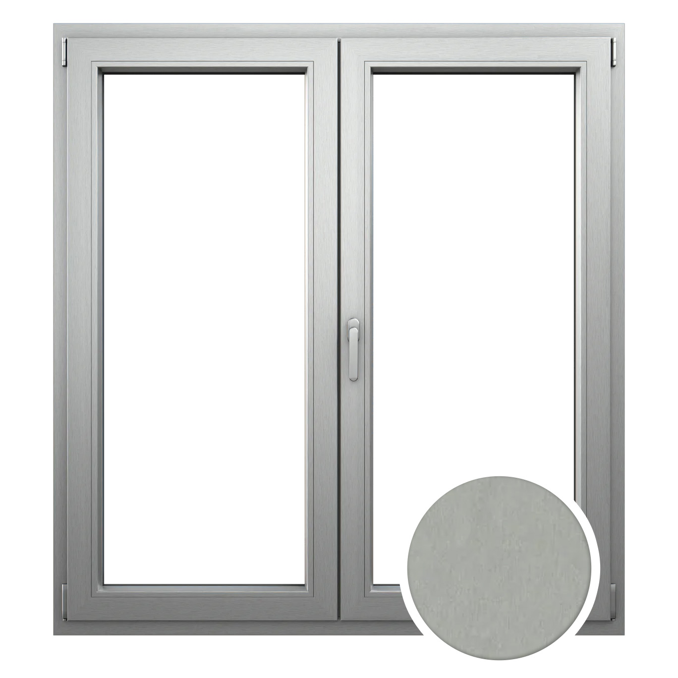 okna koncept aluminium gebürstet