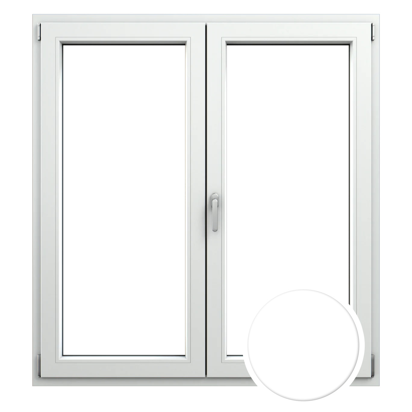 okna koncept kolor biały