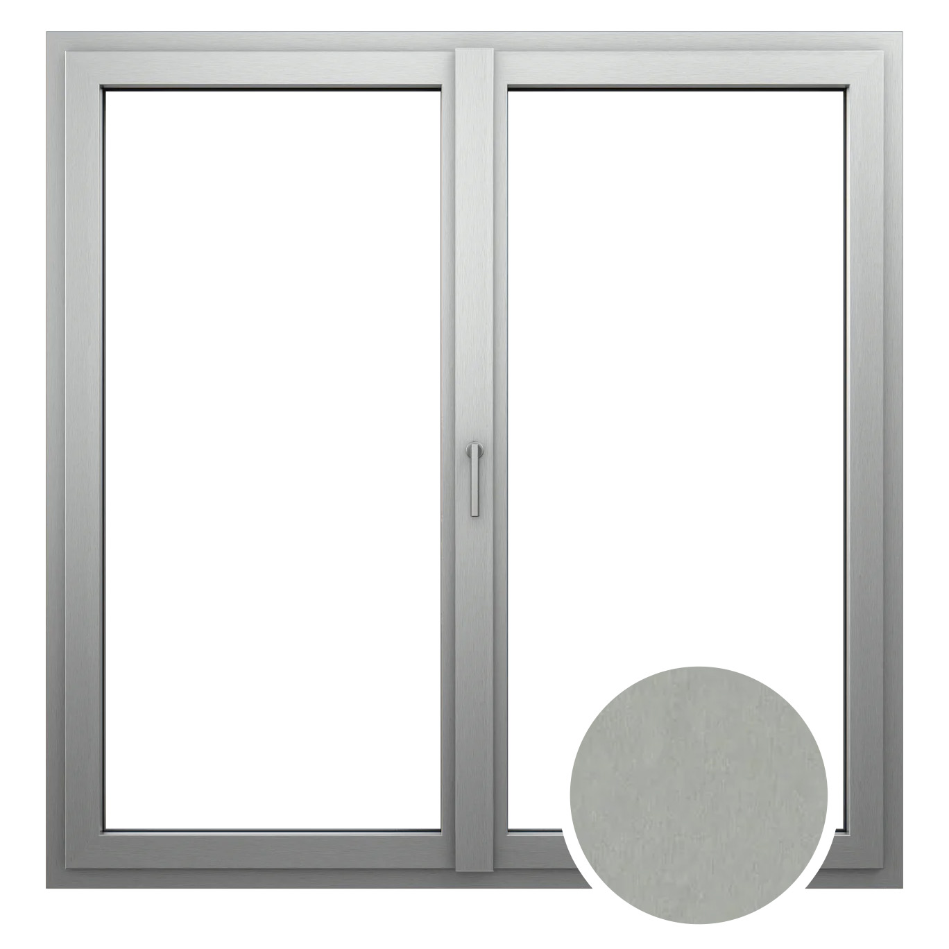 pilar aluminium gebürstet