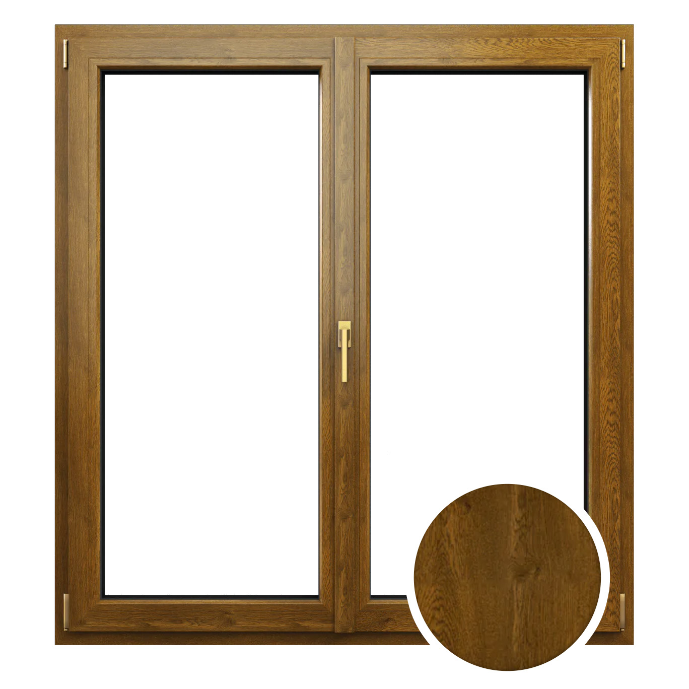 okno prismatic orzech