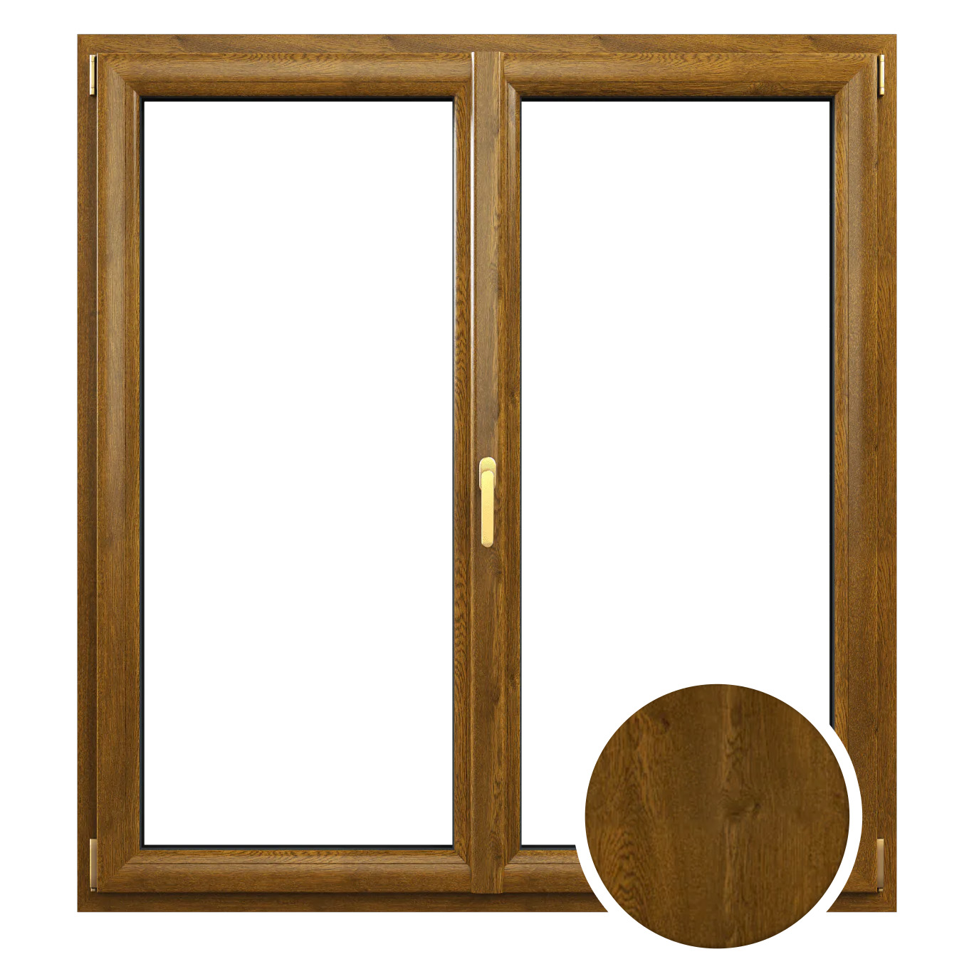 okna prolux kolor orzech