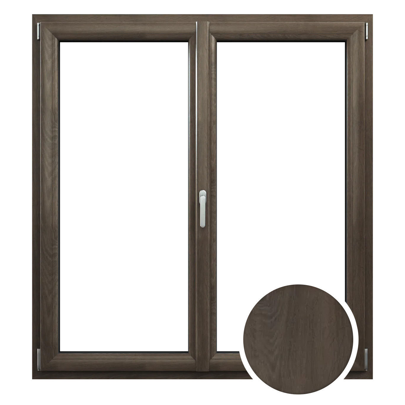 okna prolux woodec dark toffee