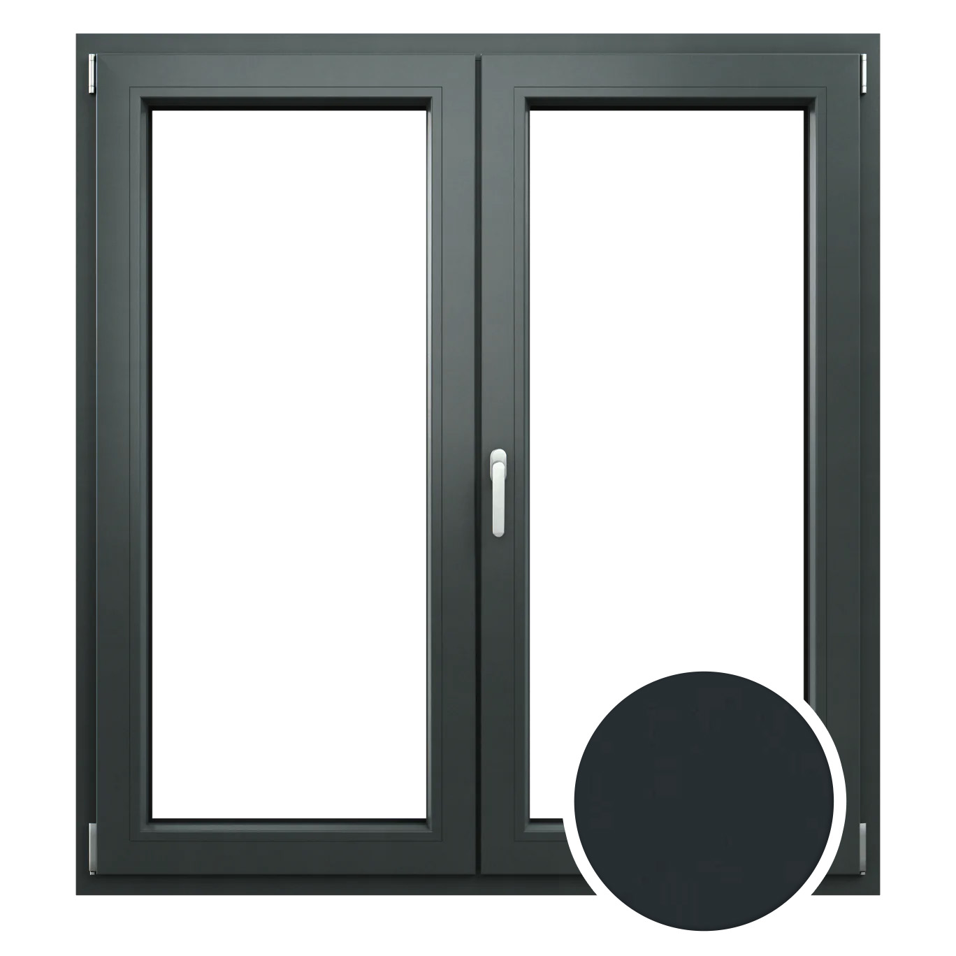 okna winergertic premium Anthrazitgrau seidenglatt II