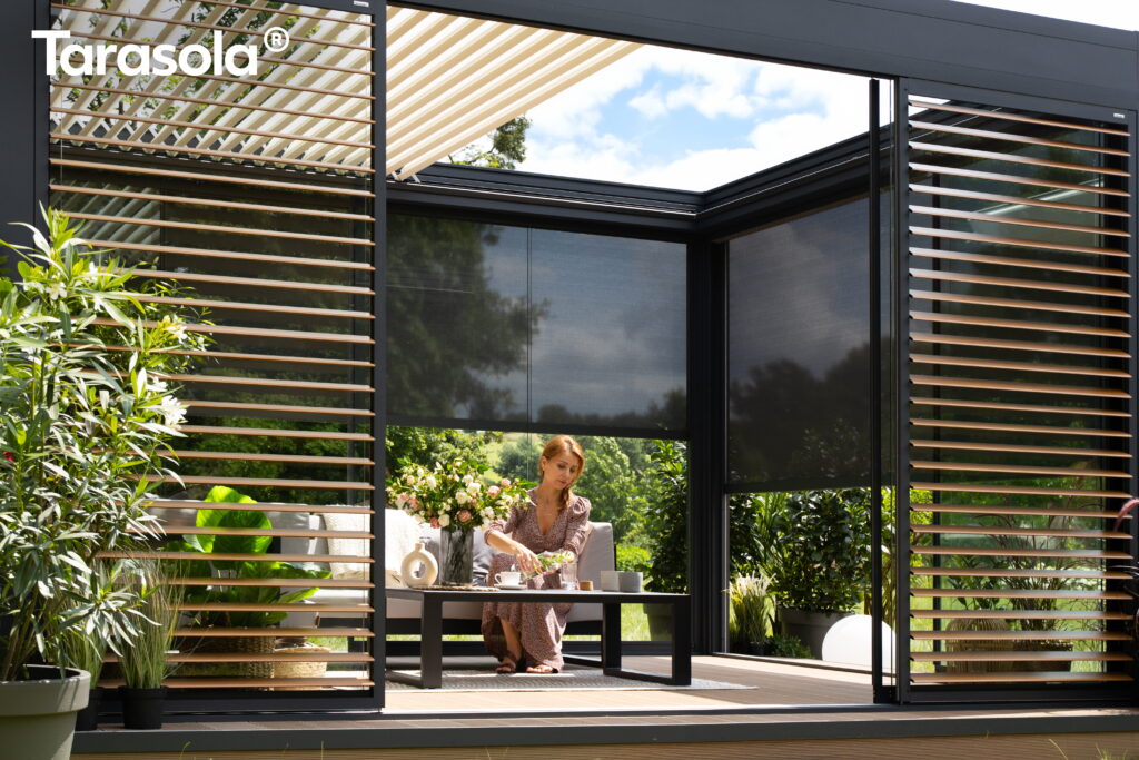 aranżacja tarasu w ogrodzie