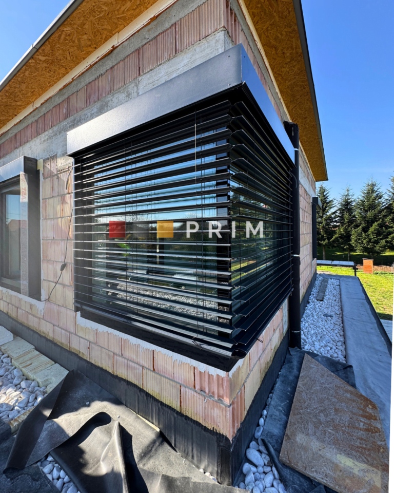 żaluzje fasadowe narożne